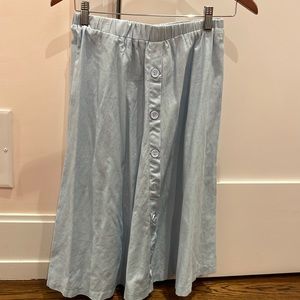 button down skirt